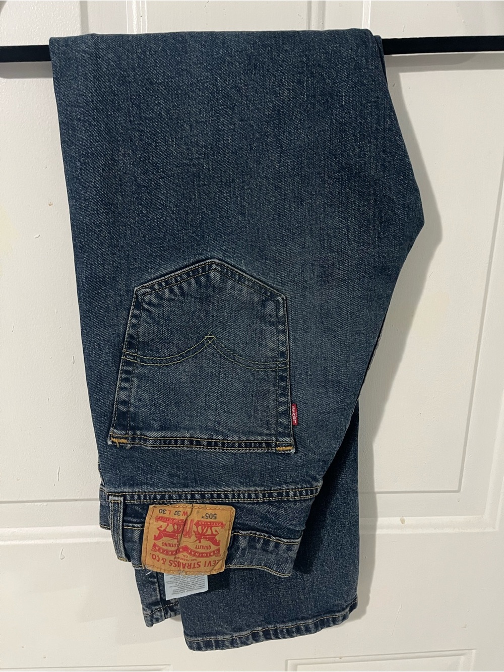 Levi's Men's Dark Indigo Straight Jeans